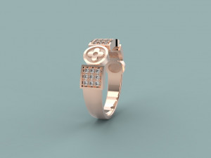ring 398 jewelry Modello di stampa 3D