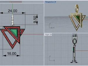 pendant 400 jewelry 3D Print Model