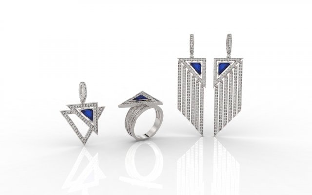 set 05 jewelry Modèles 3D en vedette .c4d .max .obj .3ds .fbx .stl .blend 