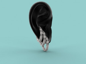 ear cuff 405 jewelry 3D 프린트 모델