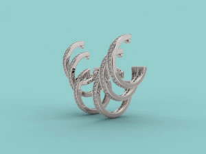 ear cuff 405 jewelry 3D Print Model
