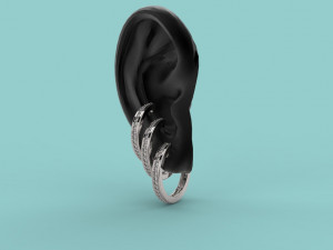 ear cuff 405 jewelry 3D 프린트 모델