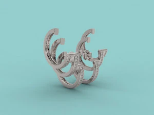 ear cuff 405 jewelry 3D Print Model