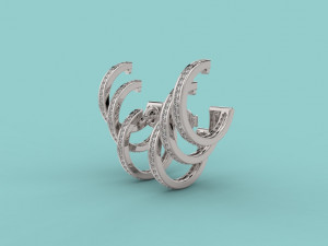 ear cuff 405 jewelry 3D 프린트 모델