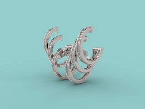 ear cuff 405 jewelry 3D Print Model