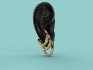 ear cuff 405 jewelry 3D 프린트 모델