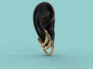 ear cuff 405 jewelry 3D Print Model