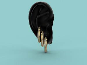 ear cuff 405 jewelry 3D 프린트 모델