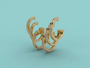 ear cuff 405 jewelry 3D Print Model
