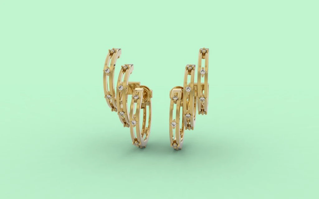 ear cuff 406 jewelry 3D Print Model .c4d .max .obj .3ds .fbx .stl .blend