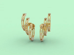 ear cuff 406 jóias Modelo de Impressão 3D