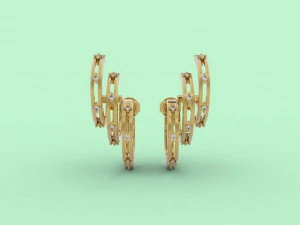 ear cuff 406 jewelry 3D Print Model