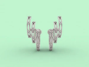 ear cuff 406 jewelry 3D Print Model