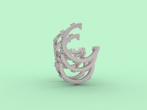 ear cuff 406 jewelry Modelo de impresión 3D
