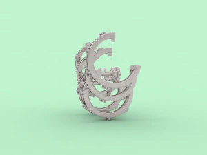 ear cuff 406 jewelry 3D Print Model