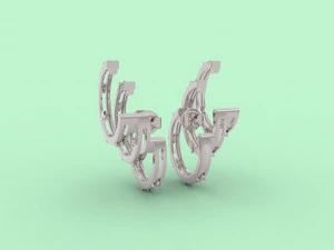 ear cuff 406 jewelry 3D Print Model