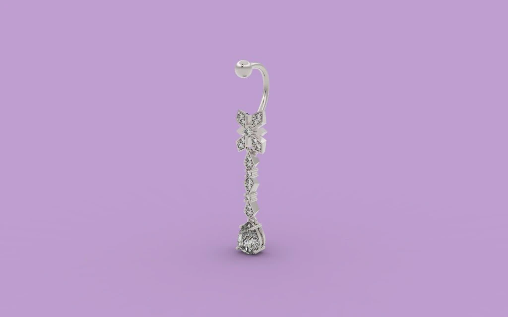bellybutton piercing 315 jewelry 3D Print Model .c4d .max .obj .3ds .fbx .stl .blend 