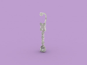 bellybutton piercing 315 jewelry 3D Print Model