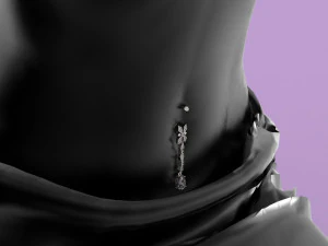 bellybutton piercing 315 jewelry 3D Print Model
