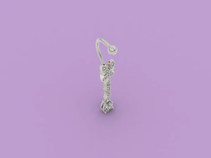 bellybutton piercing 315 jewelry 3D Print Model