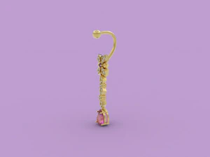 bellybutton piercing 315 jewelry 3D Print Model