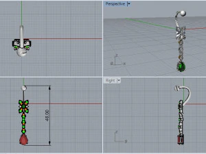 bellybutton piercing 315 jewelry 3D Print Model