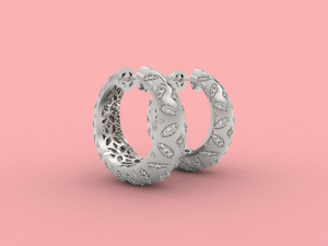 earring 308 jewelry Modelo de impresión 3D