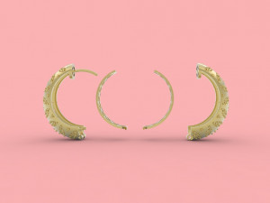 earring 308 jewelry Modelo de impresión 3D