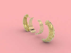 earring 308 jewelry Modelo de impresión 3D