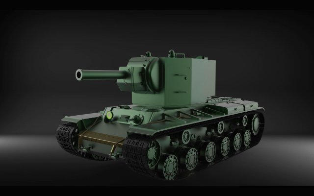 kv-2 Modelo 3D .c4d .max .obj .3ds .fbx .stl .blend 