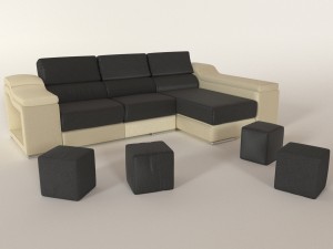 vym sofas tokio sofa 3D मॉडल