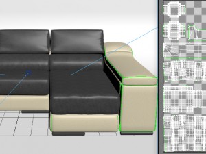 vym sofas tokio sofa 3D मॉडल