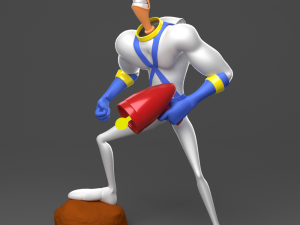 Earth worm jim Modelo 3D