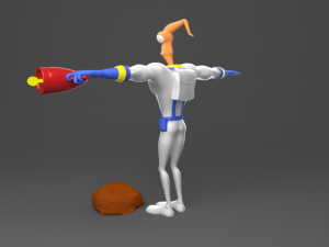 Earth worm jim Model 3D