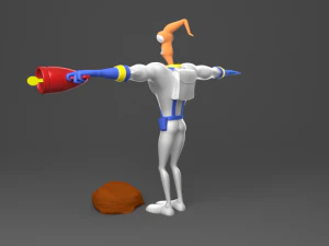 Earth worm jim 3D Model