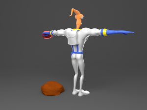 Earth worm jim Model 3D