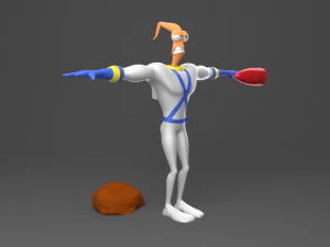 Earth worm jim 3D Model