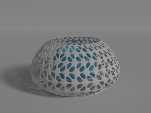 highpoly candle 3D Model
