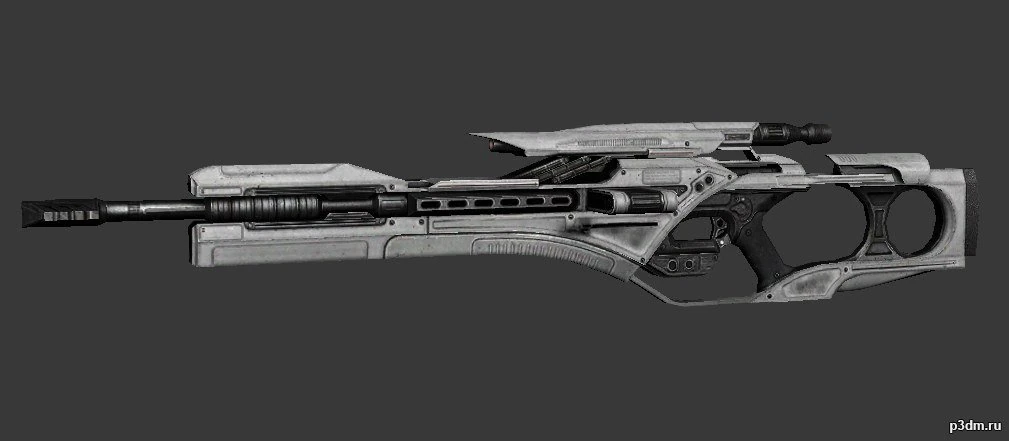 sniper a400 3D Model .c4d .max .obj .3ds .fbx .stl .blend