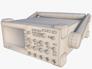 waveform generator low poly 3D Model