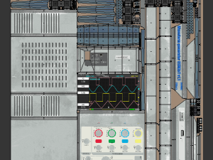 waveform generator low poly 3D Model