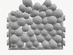 wood log low poly type 1 3D Model