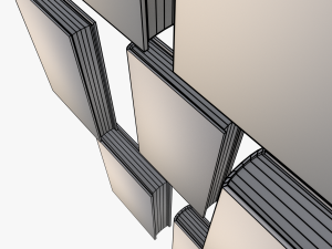 old books type 11 low poly 3D-Modell
