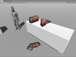old books type 11 low poly 3D-Modell