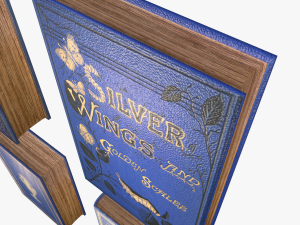 old books collection 1 3D Модель