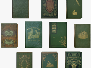 old books collection 1 3D Модель
