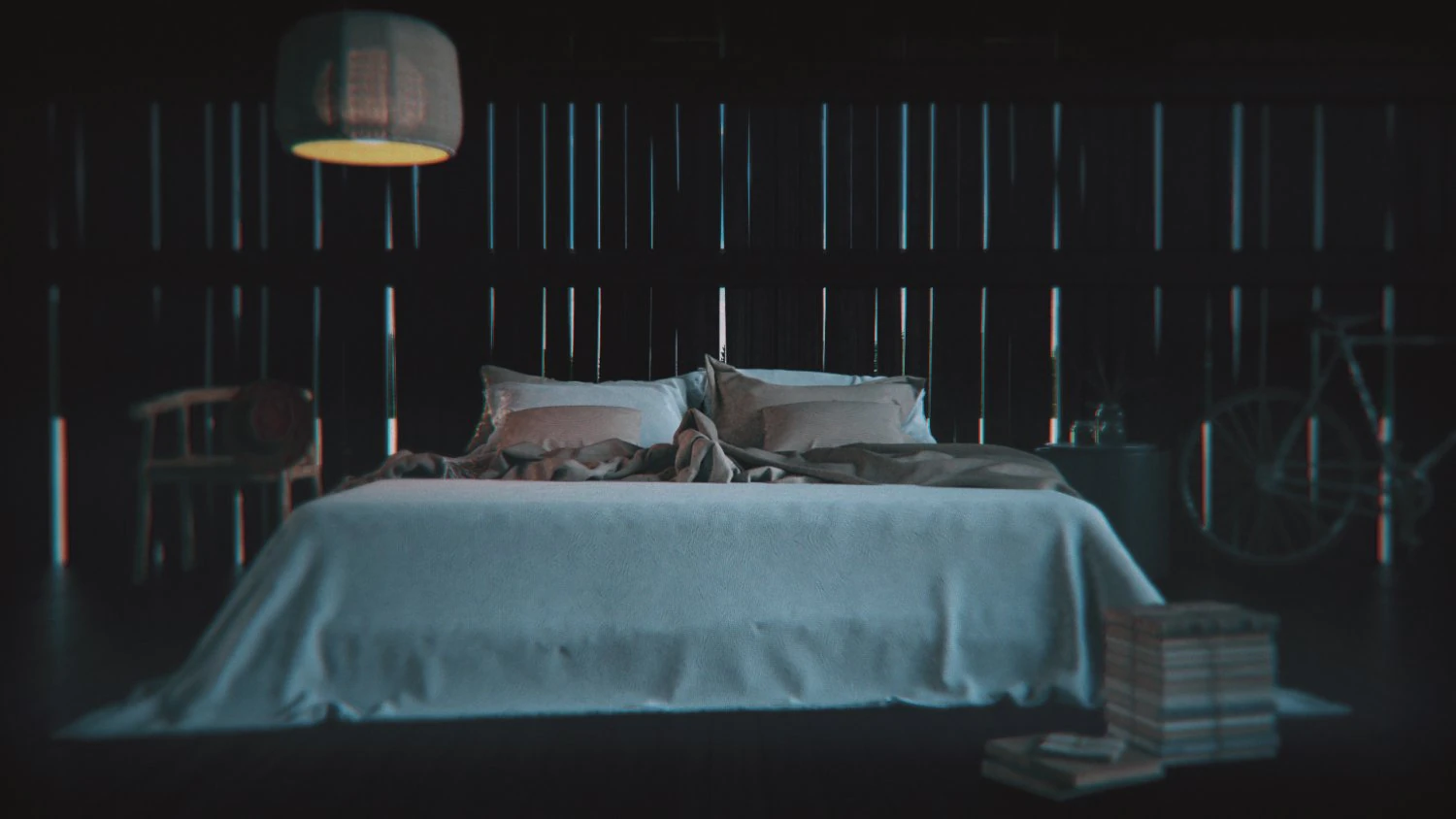 rustic barn bedroom interior lust 3D Model .c4d .max .obj .3ds .fbx .stl .blend 