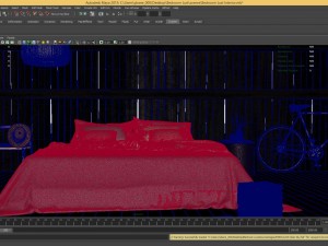 rustic barn bedroom interior lust 3D Model