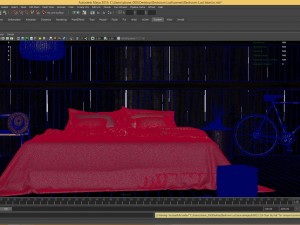 rustic barn bedroom interior lust 3D Model