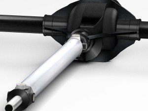 axle and driveshaft 3D Model